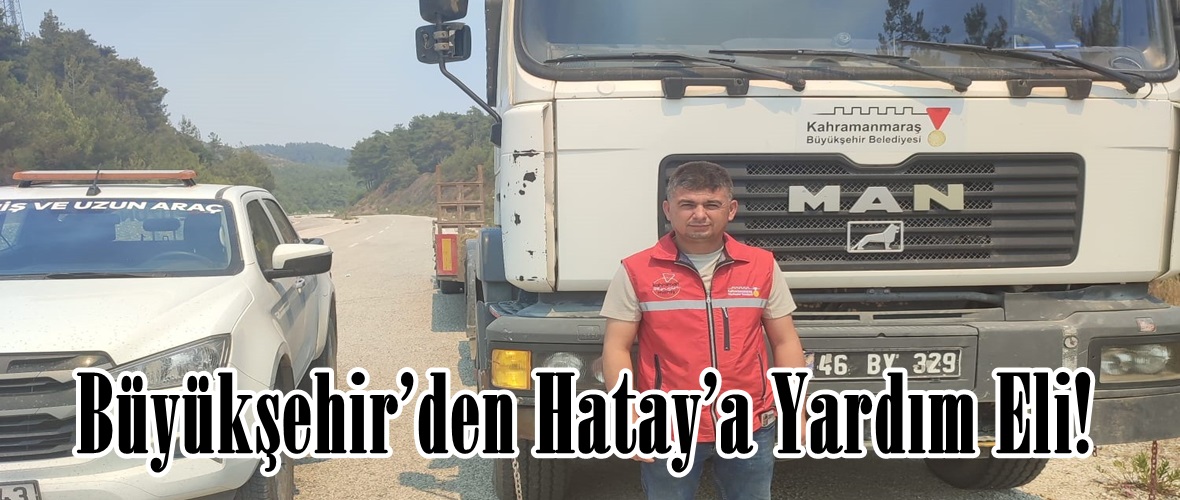 Büyükşehir’den Hatay’a Yardım Eli!