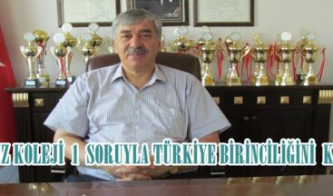 YILDIZ KOLEJİ  1  SORUYLA TÜRKİYE BİRİNCİLİĞİNİ  KAÇIRDI.