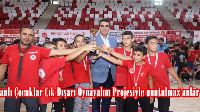 Elbistanlı Çocuklar Çık Dışarı Oynayalım Projesiyle unutulmaz anlar yaşadı.