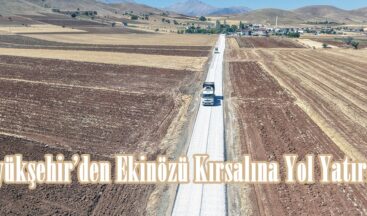 Büyükşehir’den Ekinözü Kırsalına Yol Yatırımı.