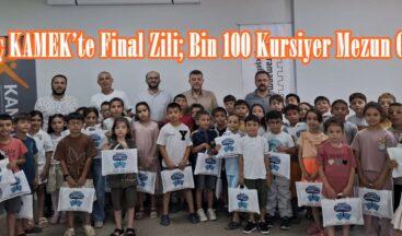 Genç KAMEK’te Final Zili; Bin 100 Kursiyer Mezun Oldu.
