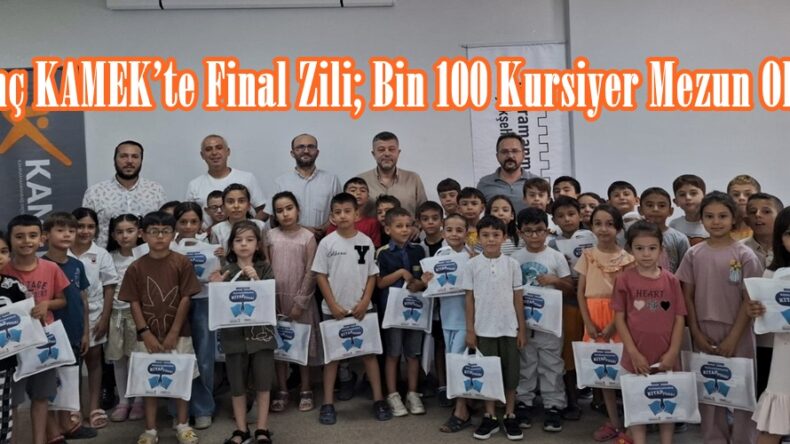 Genç KAMEK’te Final Zili; Bin 100 Kursiyer Mezun Oldu.