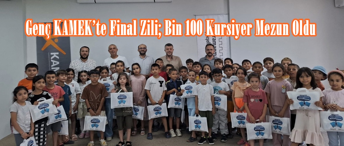 Genç KAMEK’te Final Zili; Bin 100 Kursiyer Mezun Oldu.