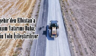 Büyükşehir’den Elbistan’a Bir Ulaşım Yatırımı Daha; İncecik’in Yolu İyileştiriliyor.