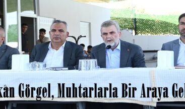 Başkan Görgel, Muhtarlarla Bir Araya Geldi.