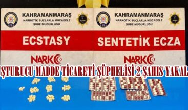 UYUŞTURUCU MADDE TİCARETİ ŞÜPHELİSİ 2 ŞAHIS YAKALANDI.