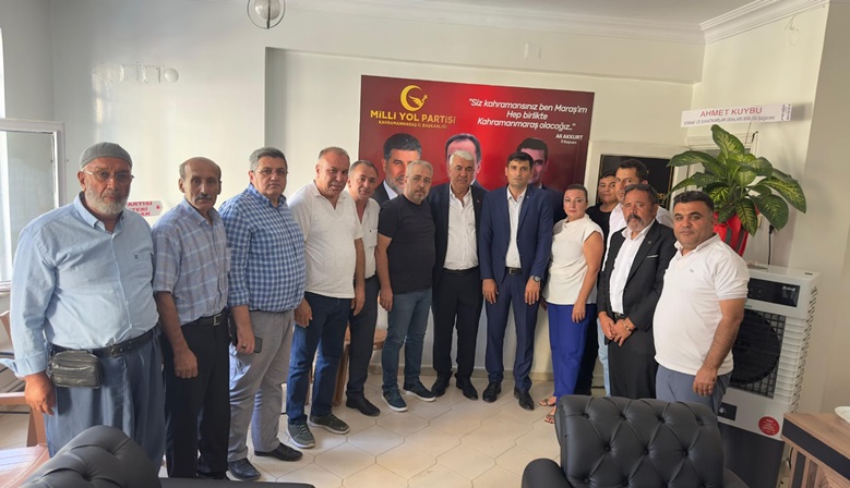 Başkan Ahmet Kuybu’ya Milli Yol Partisi ziyaretinde Esnaf ve Sanatkarın beklentileri aktarıldı.