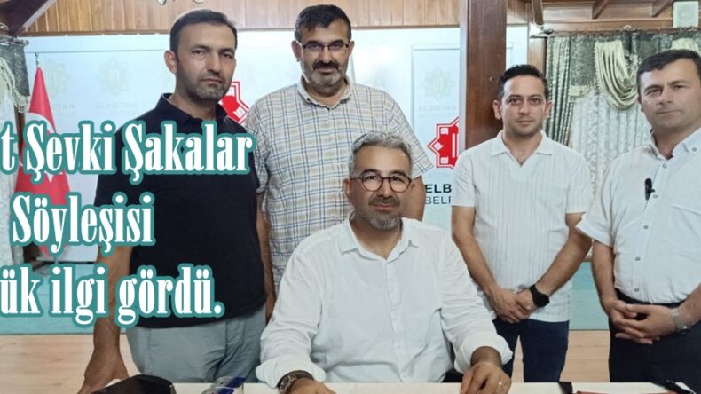 Ahmet Şevki Şakalar Söyleşisi büyük ilgi gördü.