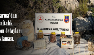 Jandarma’dan 1 haftalık operasyon detayları açıklaması.