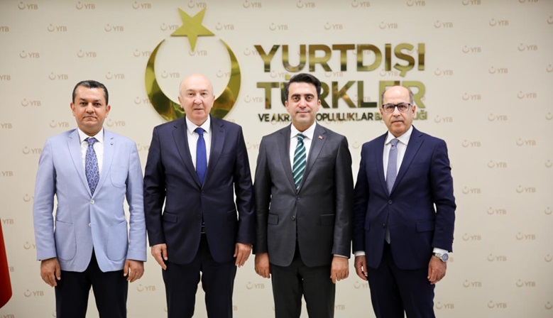Rektör Yasım’dan YTB Başkanı Turus’a Hayırlı Olsun Ziyareti.