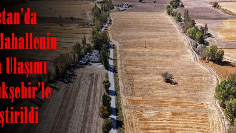 Elbistan’da Bir Mahallenin Daha Ulaşımı Büyükşehir’le İyileştirildi.