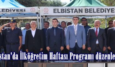 Elbistan’da İlköğretim Haftası Programı düzenlendi.