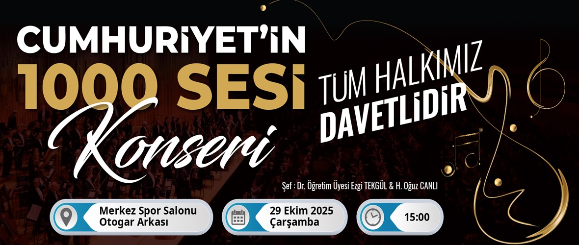 Onikişubat Belediyesi’nden bin kişilik dev koro ile Cumhuriyet Bayramı kutlaması.