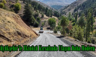 Büyükşehir’le Ekinözü Kırsalında Ulaşım Daha Modern.