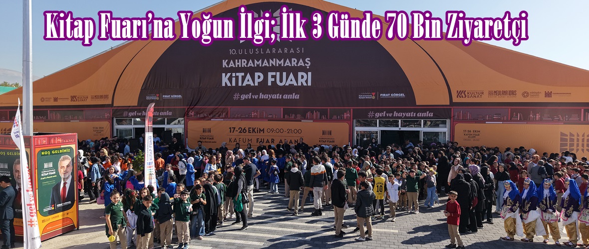 Kitap Fuarı’na Yoğun İlgi; İlk 3 Günde 70 Bin Ziyaretçi.