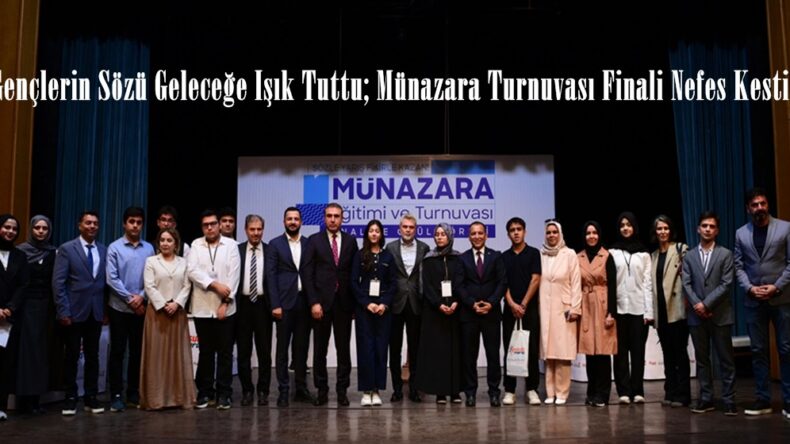 Gençlerin Sözü Geleceğe Işık Tuttu; Münazara Turnuvası Finali Nefes Kesti.