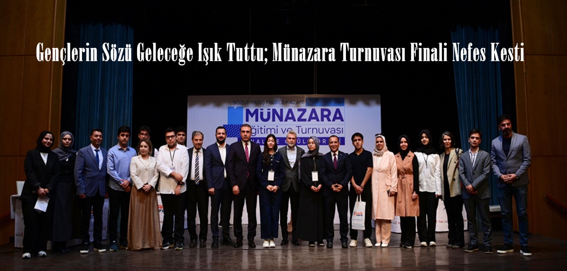 Gençlerin Sözü Geleceğe Işık Tuttu; Münazara Turnuvası Finali Nefes Kesti.