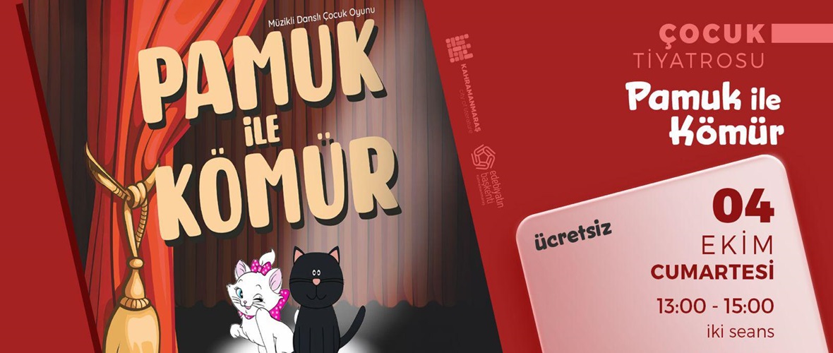 “Pamuk ile Kömür” 4 Ekim’de Minikleri Eğlendirmeye Geliyor.
