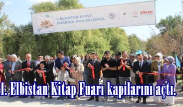 1. Elbistan Kitap Fuarı kapılarını açtı.
