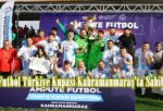 Ampute Futbol Türkiye Kupası Kahramanmaraş’ta Sahibini Buldu.