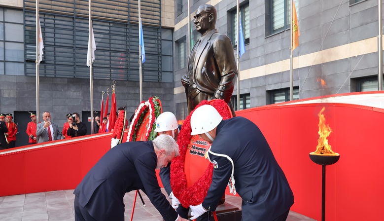 Gazi Mustafa Kemal Atatürk, Vefatının 87’nci Yıl Dönümünde Saygıyla Anıldı.