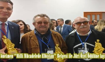 Afşinli Yönetmen “Milli Mücadele’de Elbistan” Belgeseli ile Jüri Özel Ödülüne layık görüldü.
