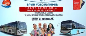 Büyükşehir’den Ücretsiz Aktarma.