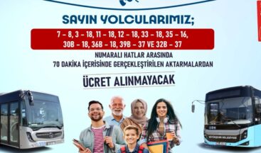 Büyükşehir’den Ücretsiz Aktarma.