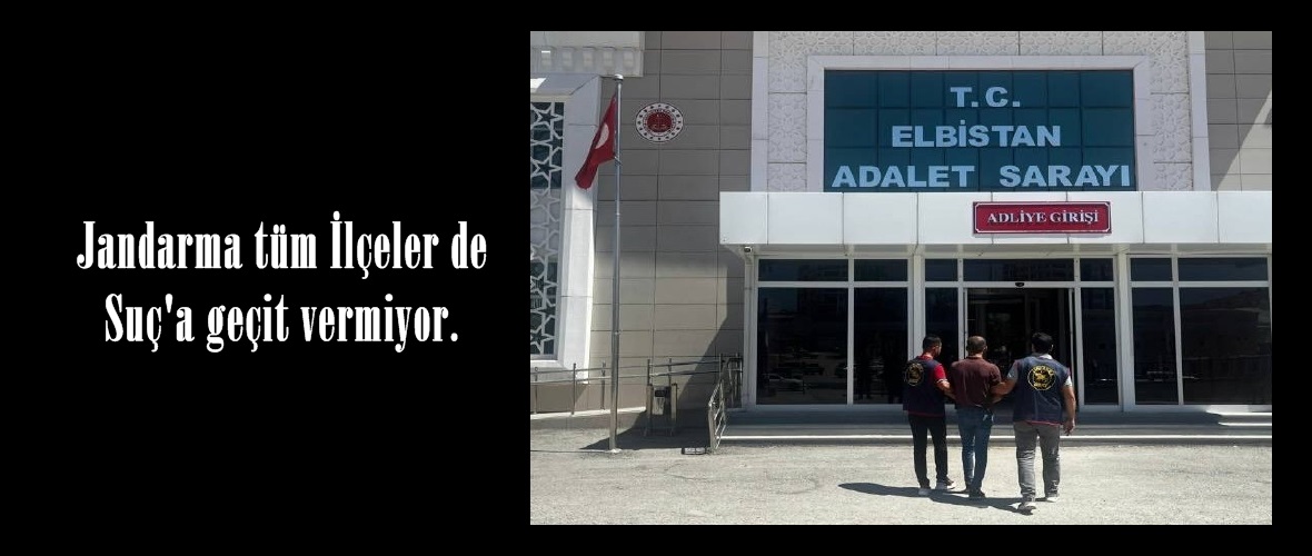 Jandarma tüm İlçeler de Suç’a geçit vermiyor.