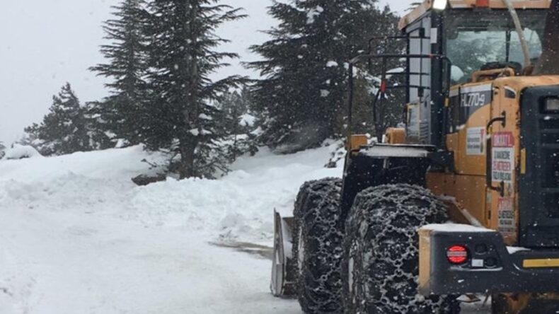 Büyükşehir’den Kırsalda da Karla Etkin Mücadele.
