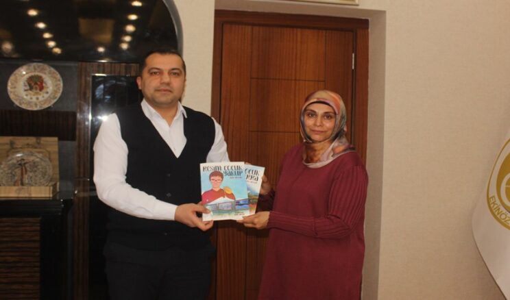 Yazar Ayşe Arslan’dan Ekinözü Kaymakamlığına ziyaret.