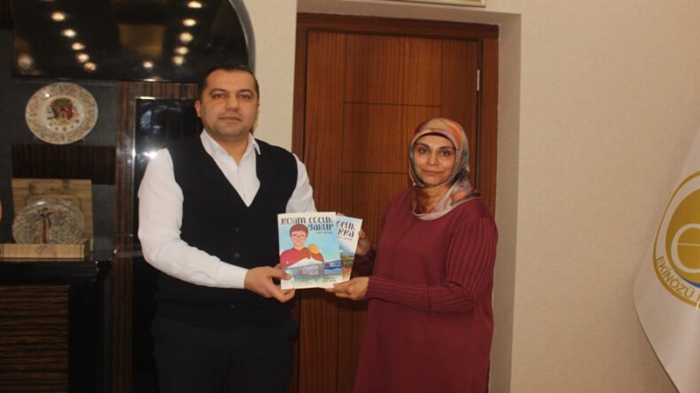 Yazar Ayşe Arslan’dan Ekinözü Kaymakamlığına ziyaret.