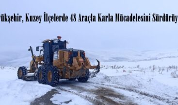 Büyükşehir, Kuzey İlçelerde 48 Araçla Karla Mücadelesini Sürdürüyor.