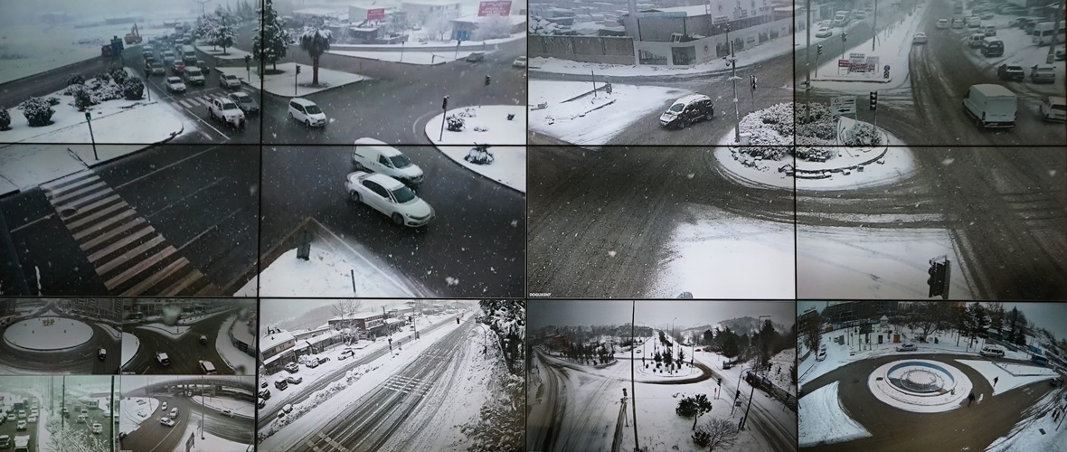 “Şehrin Gözleri” Yağışlarda İş Başında.