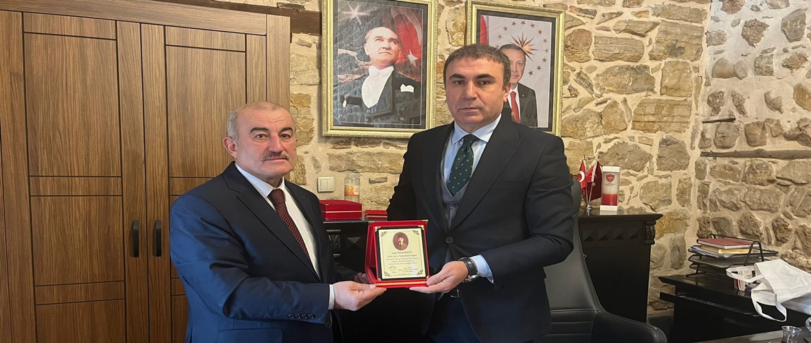 ELMÜHAY Vakfından Kültür Daire Başkanlığına Teşekkür ziyareti.