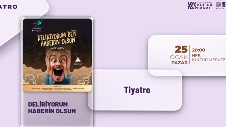 Büyükşehir’den 25 Ocak’ta Çocuklar ve Yetişkinler İçin Tiyatro Şöleni.