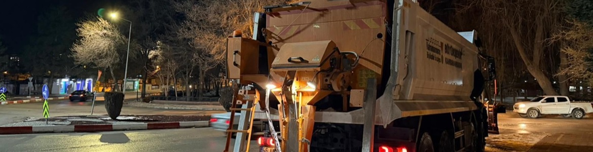 Büyükşehir’den Kuzey İlçelerde Kar Nöbeti.