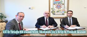 KSÜ İle Türkoğlu OSB Arasında Meslek Yüksekokulu İçin İş Birliği Ön Protokolü İmzalandı.