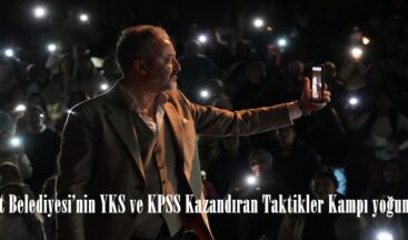 Onikişubat Belediyesi’nin YKS ve KPSS Kazandıran Taktikler Kampı yoğun ilgi gördü.
