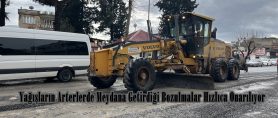 Yağışların Arterlerde Meydana Getirdiği Bozulmalar Hızlıca Onarılıyor.