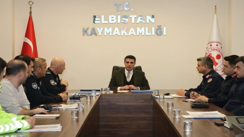 Elbistan’da Genel Asayiş ve Güvenlik Değerlendirme Toplantısı Gerçekleştirildi.