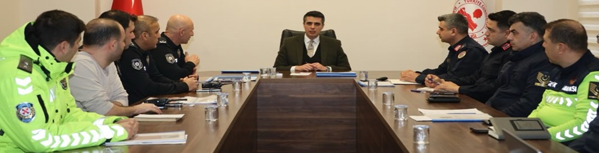 Elbistan’da Genel Asayiş ve Güvenlik Değerlendirme Toplantısı Gerçekleştirildi.