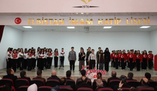 Elbistan’da İstiklal Marşının Kabulü ve Mehmet Akif’i Anma programı düzenlendi.