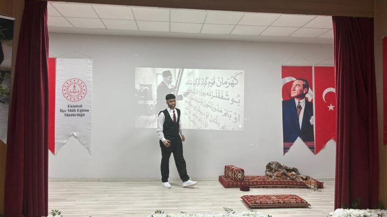 Mehmet Akif Ersoy, Ekinözü’nde de anıldı.