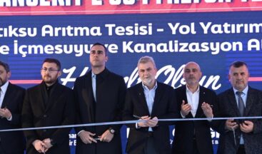 Çağlayancerit’in İleri Biyolojik Atıksu Arıtma Tesisi Hizmete Alındı.
