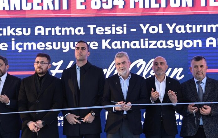 Çağlayancerit’in İleri Biyolojik Atıksu Arıtma Tesisi Hizmete Alındı.