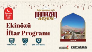 Büyükşehir, Ekinözü’nde Ramazan Sofrası Kuruyor.