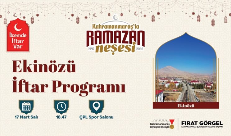 Büyükşehir, Ekinözü’nde Ramazan Sofrası Kuruyor.