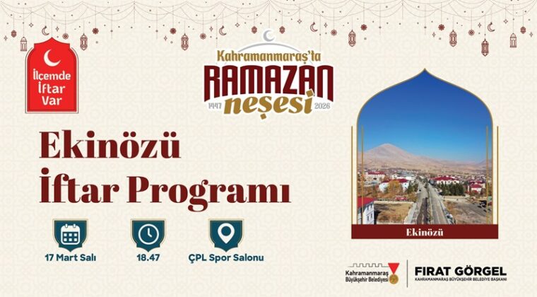 Büyükşehir, Ekinözü’nde Ramazan Sofrası Kuruyor.