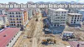 Elbistan’da Hacı Esat Efendi Caddesi Büyükşehir’le Yenileniyor.